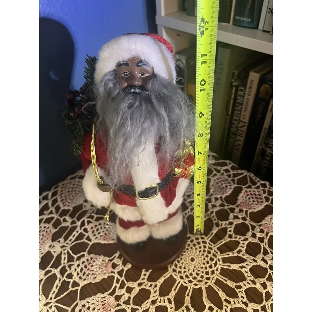 Christmas Collectible Santa Black African American Santa‎ Figure 12